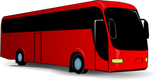 Rød bybuss